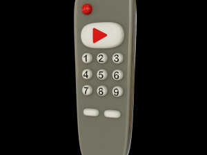 TV cartoon remote controller 3D मॉडल