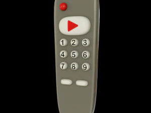 TV cartoon remote controller 3D Model