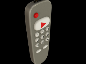 TV cartoon remote controller 3D मॉडल