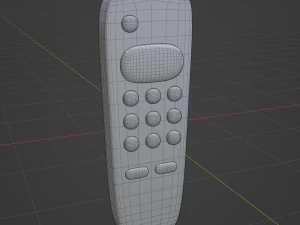 TV cartoon remote controller 3D Model