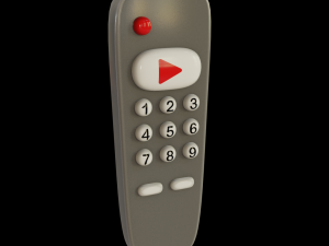 TV cartoon remote controller 3D मॉडल