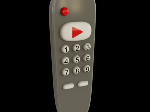 TV cartoon remote controller 3D Model