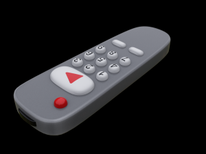 TV cartoon remote controller 3D मॉडल