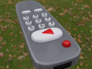 TV cartoon remote controller 3D मॉडल