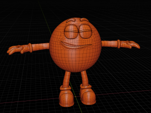 MM RED M and Ms VR RED Chocolate Low-poly Modelo 3D
