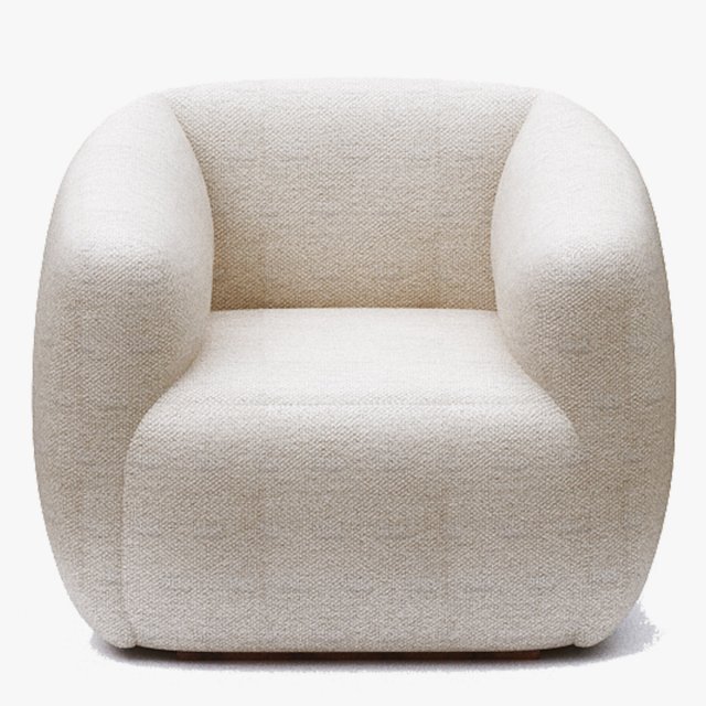 Armchair 3D 模型 .c4d .max .obj .3ds .fbx .stl .blend 