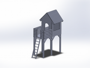 Kids Playhouse 3D 模型