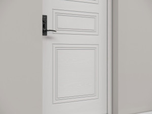 Modern wooden Door 01-msk 3D Модель