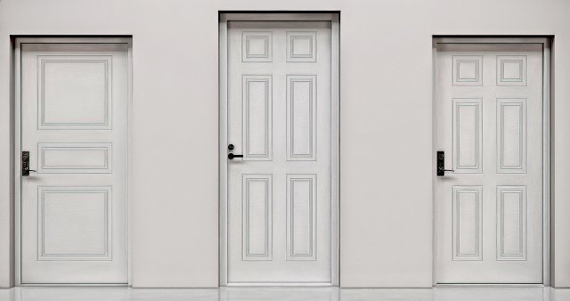Modern wooden Door 01-msk 3D Модель .c4d .max .obj .3ds .fbx .stl .blend 