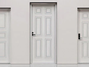 Porta de madeira moderna 01-msk Modelo 3D