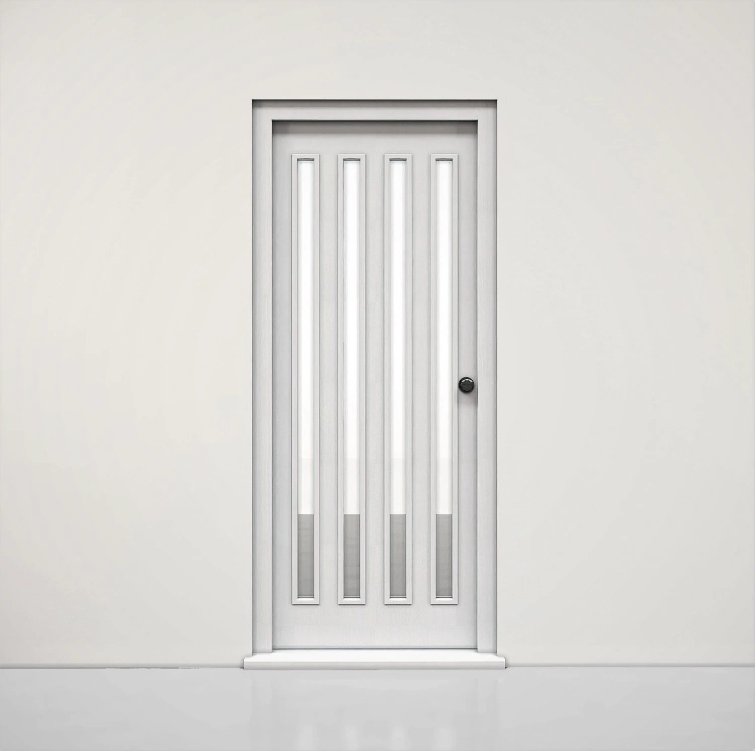Modern Door 03-msk 3D Model .c4d .max .obj .3ds .fbx .stl .blend