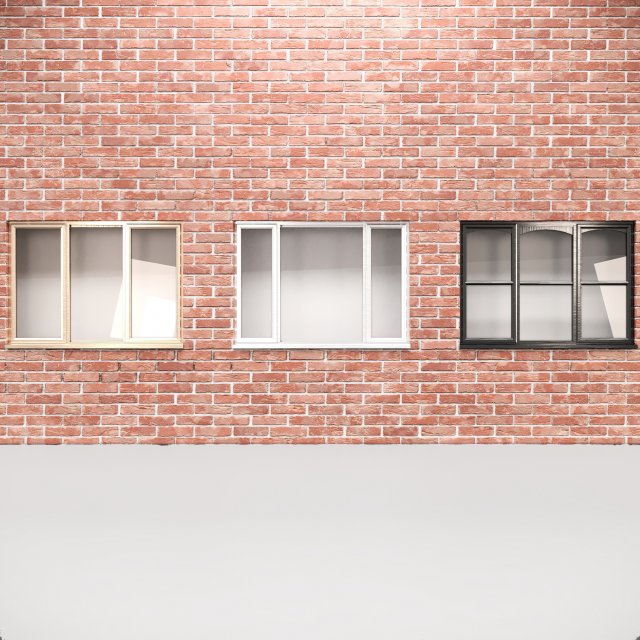 Window colection 03-msk 3D 모델 .c4d .max .obj .3ds .fbx .stl .blend 