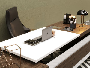 Office Furniture MSK 01 3D Model