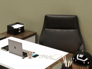 Office Furniture MSK 01 3D Model