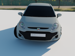 Fiat 500 Abarth 3D Model