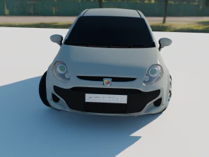 Fiat 500 Abarth 3D Model