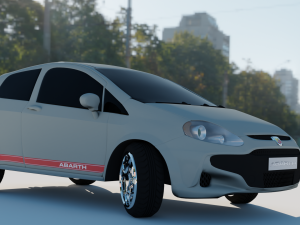 Fiat 500 Abarth 3D Model
