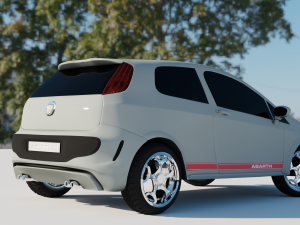 Fiat 500 Abarth 3D Model