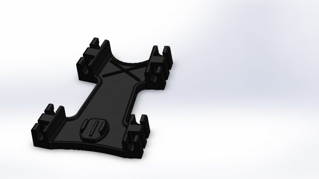 Fence Mount 3D Print Model .c4d .max .obj .3ds .fbx .stl .blend 