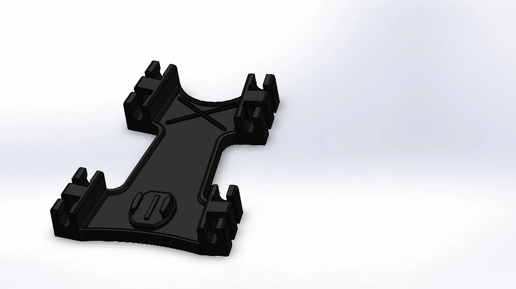 Fence Mount 3D Print Model .c4d .max .obj .3ds .fbx .stl .blend 