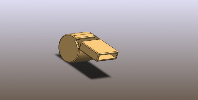 WHISTLE 3D Print Model .c4d .max .obj .3ds .fbx .stl .blend 