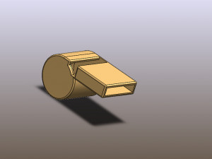 WHISTLE 3D Print Model
