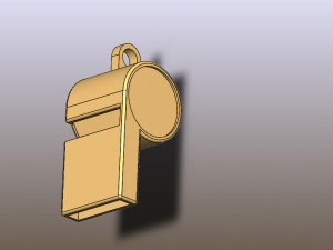WHISTLE 3D Print Model