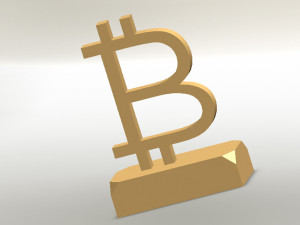 Bitcoin 3D Print Model