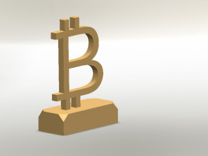 Bitcoin 3D Print Model