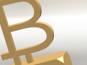 Bitcoin 3D Print Model