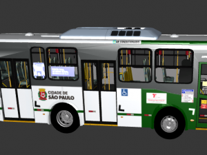 Busscar Urbanuss Pluss S5 MIDI SpTrans Model 3D