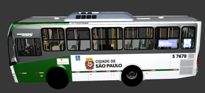 Proton Bus Simulator: Download de modelo grátis: o ônibus Millennium II PBC