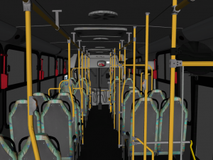 Busscar Urbanuss Pluss S5 MIDI SpTrans Model 3D