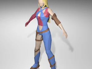 3D Low poly Scout RPG 3D Model