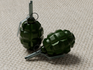 Grenade F-1 3D 模型