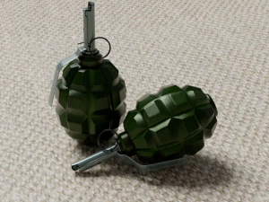 Grenade F-1 3D Model