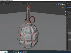 Grenade F-1 3D Model