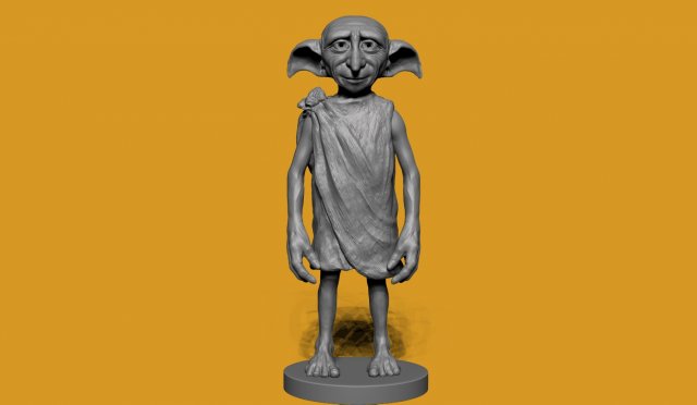 3D printing DOBBY - Harry Potter • made with ANYCUBIC PHOTON MONO 4K・Cults
