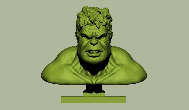 Hulk 3D 模型 .c4d .max .obj .3ds .fbx .stl .blend 
