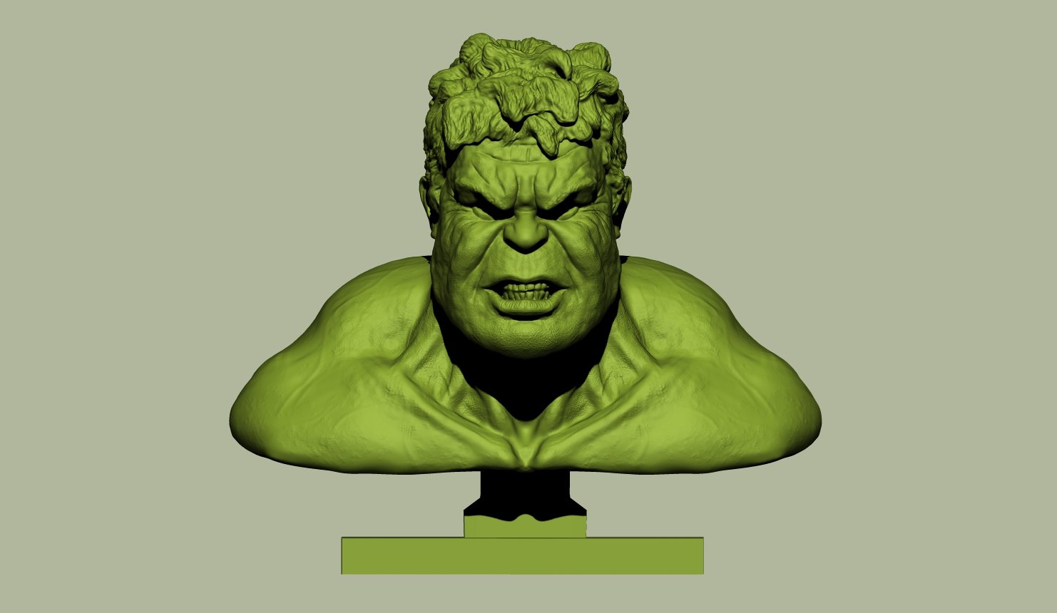 Hulk 3D Модель In Выдуманные 3DExport