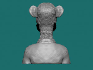BROAD APE NFT MONKEY 3D Model
