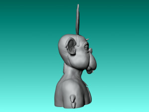 BUNNY APE NFT 3D print model 3D Модель