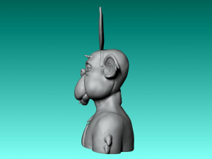 BUNNY APE NFT 3D print model 3D Модель