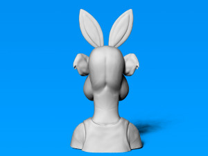 BUNNY APE NFT 3D print model 3D Модель