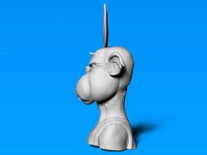 BUNNY APE NFT 3D print model 3D Model
