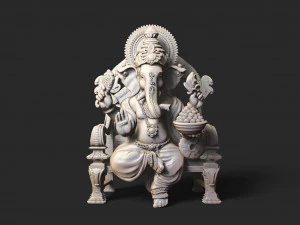 Ganesha Modelo 3D