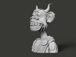 Brode ape nft 6 3D Model
