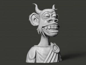Brode ape nft 6 Modello 3D