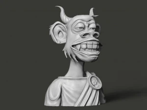 Brode ape nft 6 3D Model