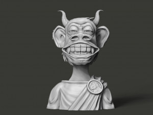 Brode ape nft 6 3D Model